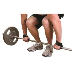 Les bandes "Lifting Strapps" aident à soulever les charges lourdes et offrent une prise plus sûre de la barre