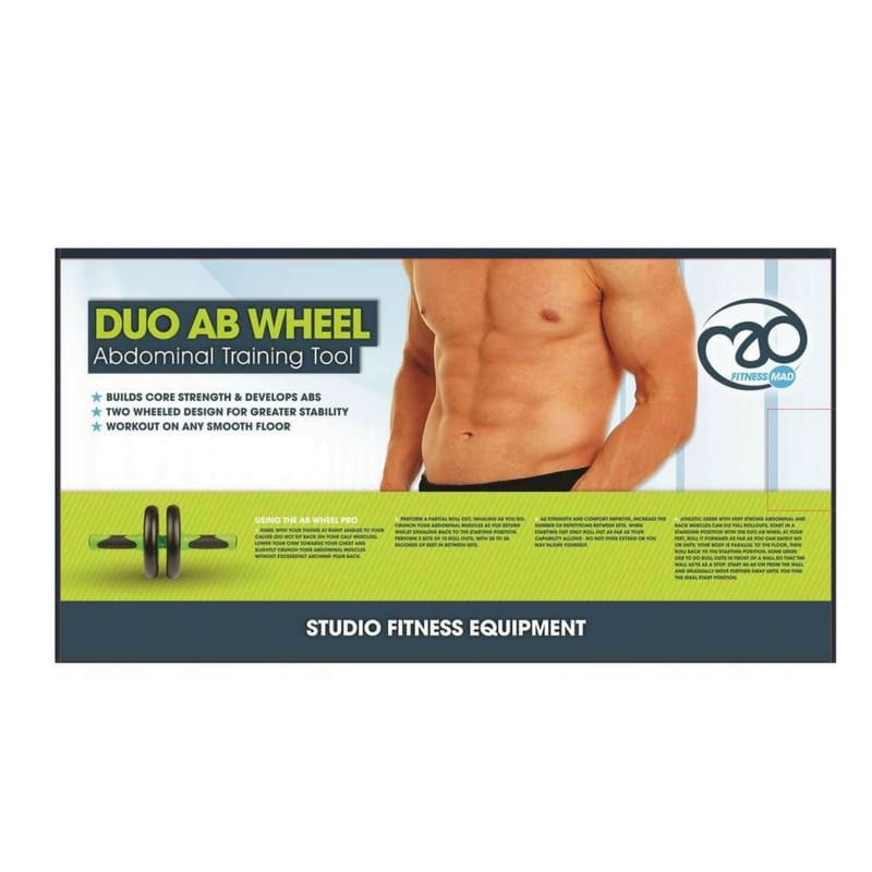 e Duo Ab Wheel est un accessoire de fitness pour s’entraîner à domicile