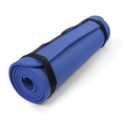 Tapis core fitness bleu Pilates-Mad