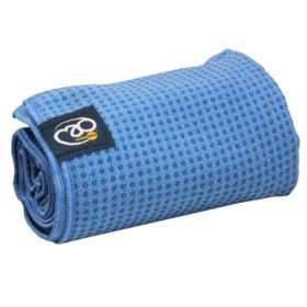 Serviette De Yoga Antidérapante - Microfibre Absorbante - Lignes De Guidage - Pour Hot Yoga