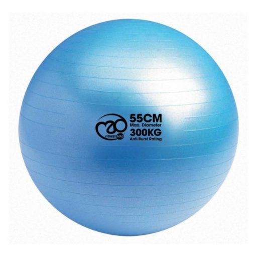Le Swiss Ball 300kg de 55 cm de diamètre de Fitness-Mad est particulèrement adapté à une utilisation intensive