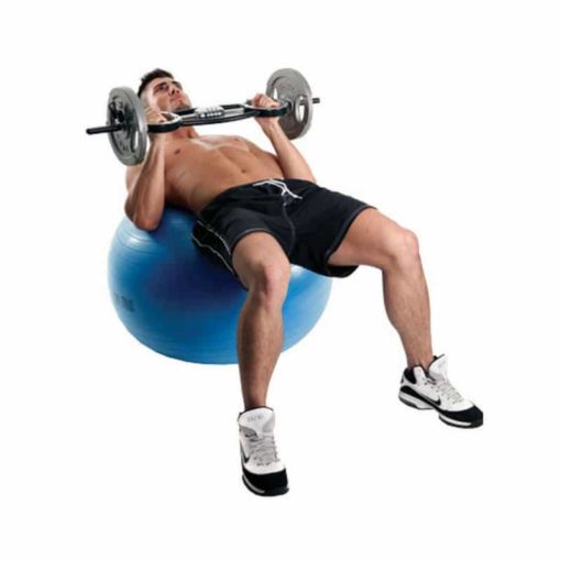 Le Swiss Ball 300kg de 65 cm de diamètre de Fitness-Mad est particulèrement adapté à une utilisation intensive
