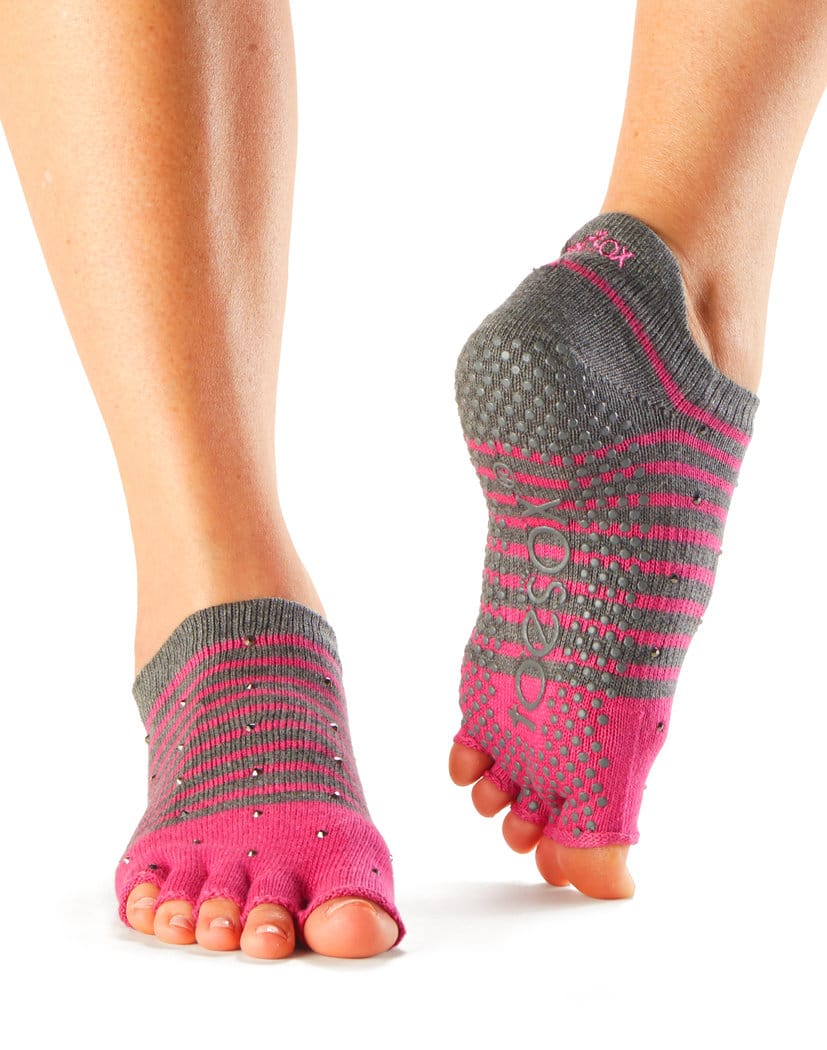 chaussettes de yoga pilates antiderapantes toesox