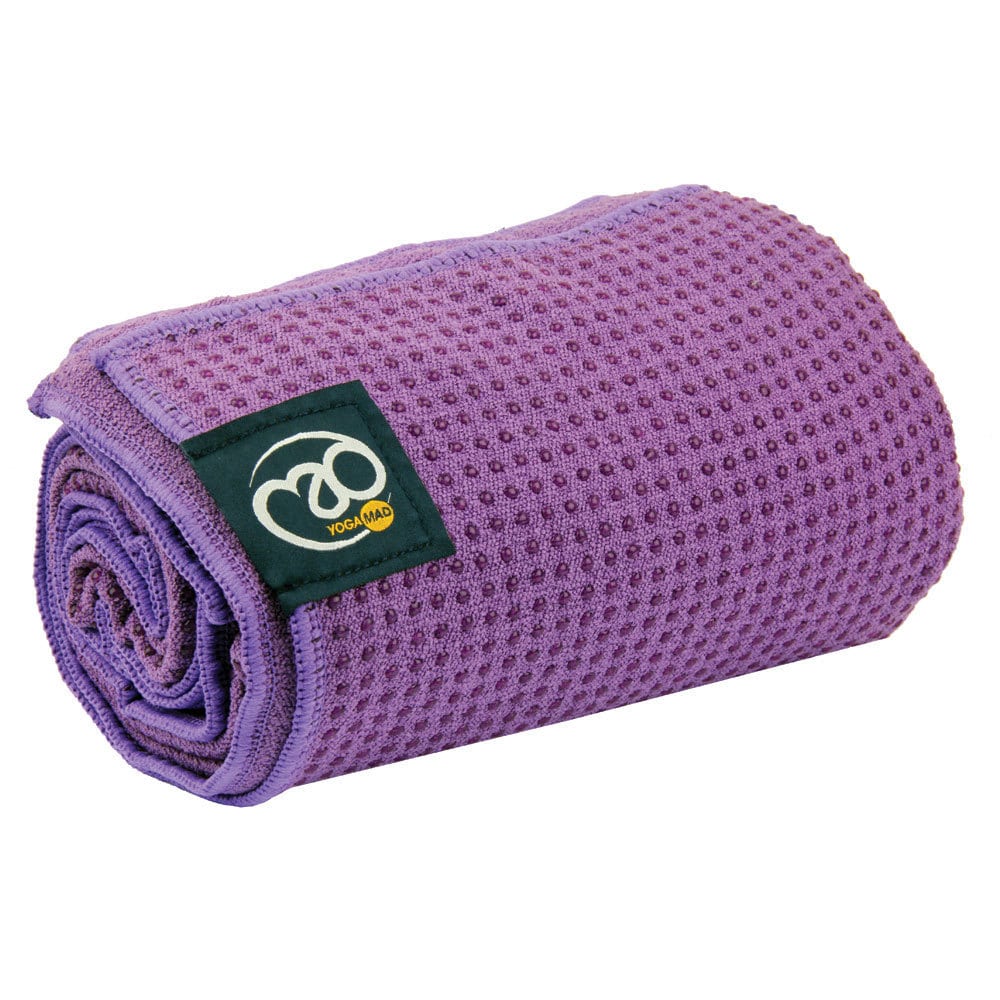 Serviette tapis de yoga antiderapantes purple Yoga-Mad - Stelvoren