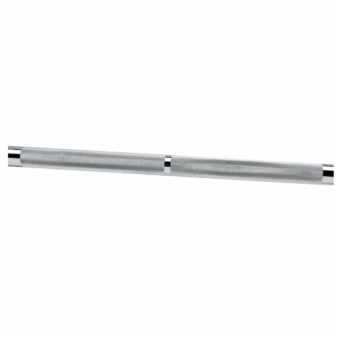 Barre Olympique Fitnessdigital Chromée – 220 Cm, 18,5 Kg, Charge Max 136 Kg, Pour Dynamophilie