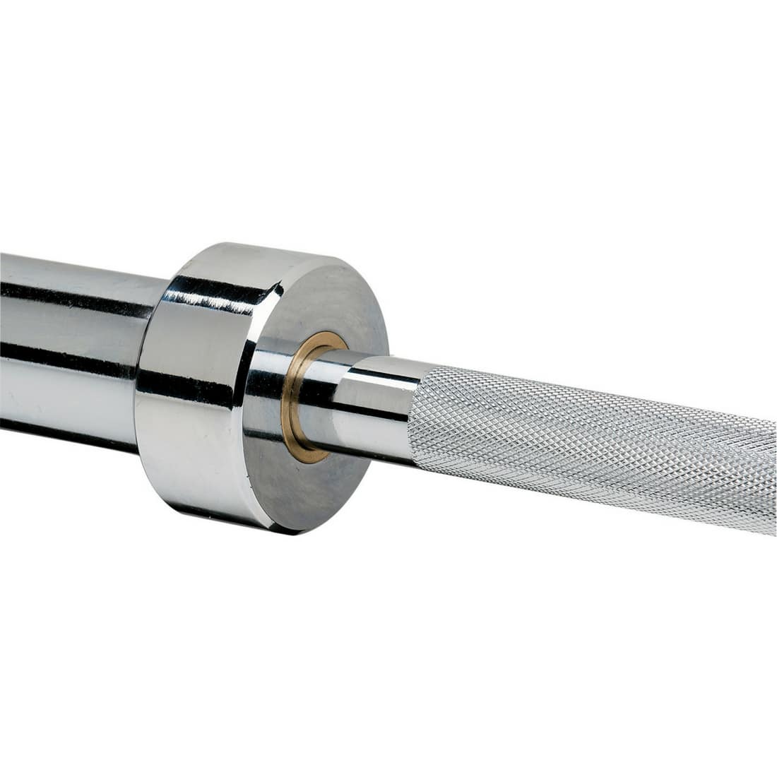 Barre Olympique Multi-prises 92 Cm - Charge Max 220 Kg, Poignées Caoutchoutées, Manches 50 Mm, Pour Musculation