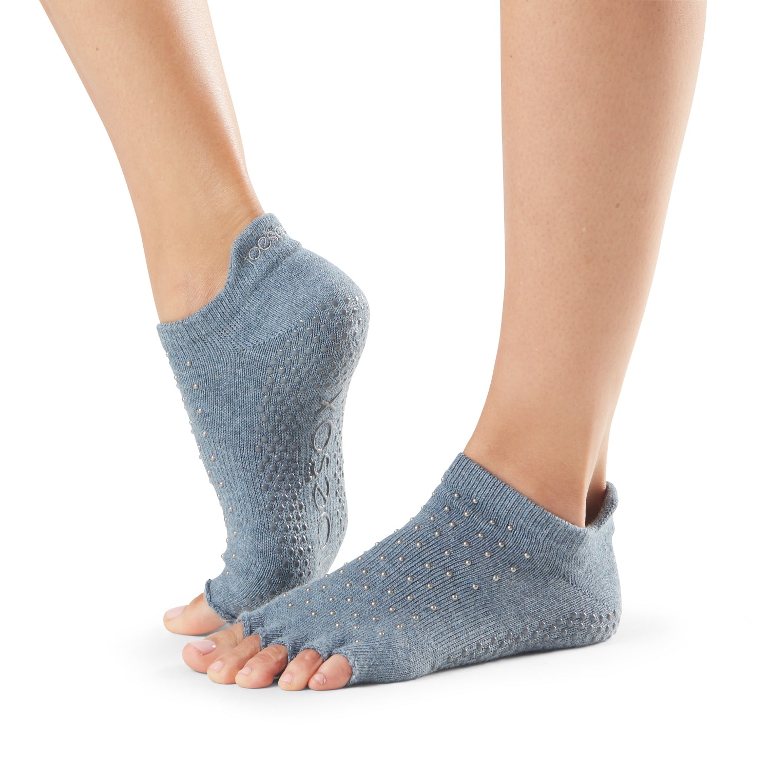 TOESOX Chaussettes à orteils séparés et antidérapantes Stelvoren