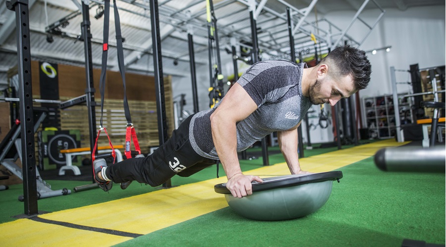 Gainage et proprioception - Air Dome Fitness-Mad