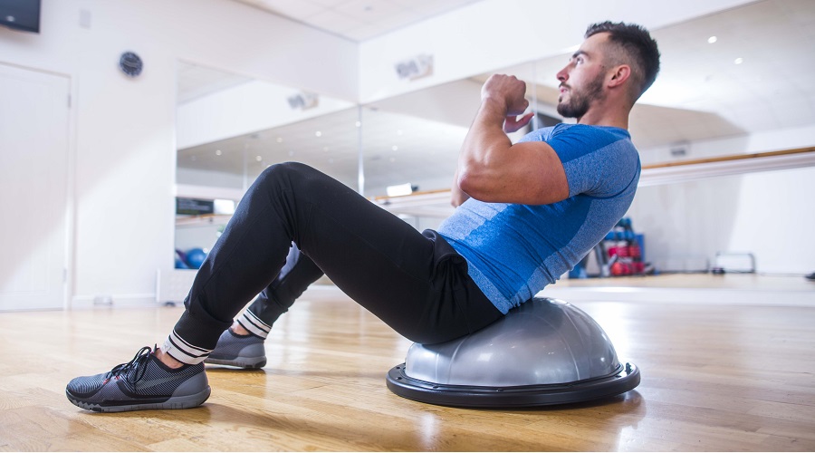 Gainage Abdominaux avec air dome pro