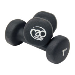 Haltères néoprène 1kg Noir (paire) - Stelvoren