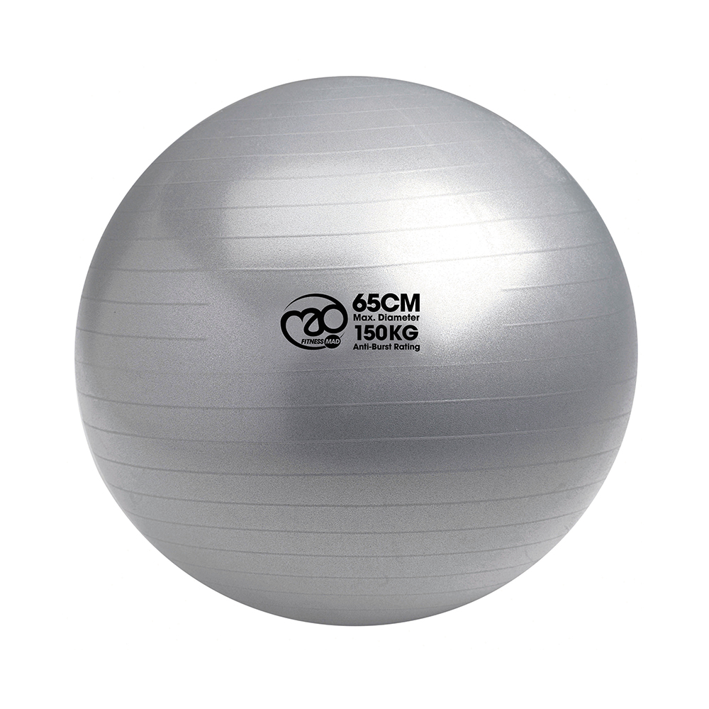 Swiss Ball 150kg 65cm avec pompe pour Pilates et Yoga à la maison!