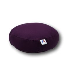 Petit coussin de méditation plat prune Stelvoren