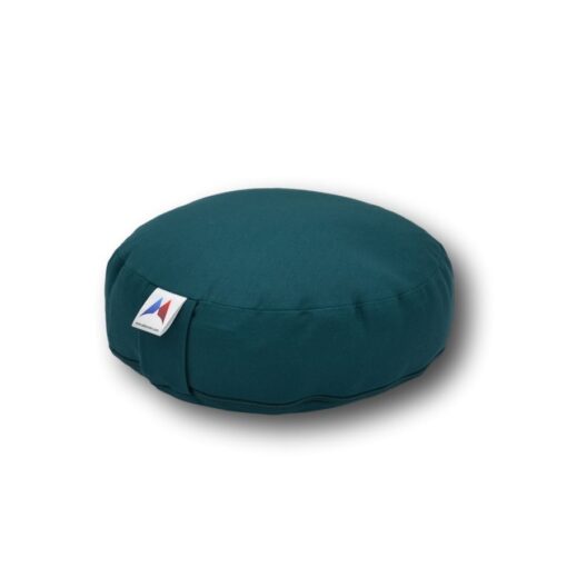 Petit coussin de méditation plat plat Sarcelle Stelvoren