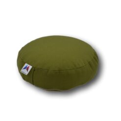 Petit coussin de méditation plat olive Stelvoren