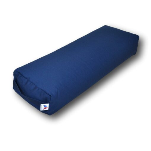 Bolster de yoga rectangulaire grand format Dark Blue Stelvoren