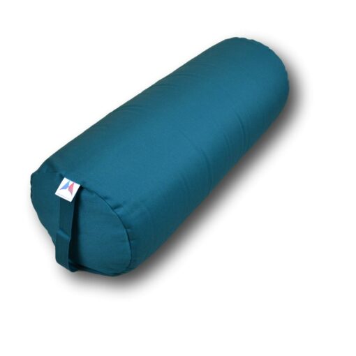 Bolster de yoga cylindrique grand format Teal Stelvoren