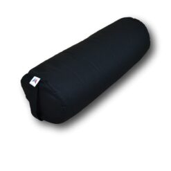 Bolster de yoga cylindrique grand format Black Stelvoren