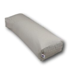 Bolster de yoga rectangulaire Ecru grand format Stelvoren