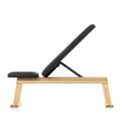 banc weight bench frêne en bois massif pour le renforcement musculaire - Stelvoren