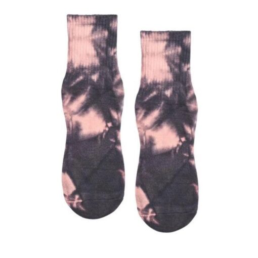 Crew Sunset Tie Dye Pilates Socks