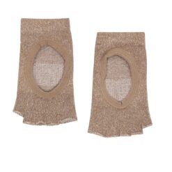 Pilates and Yoga socks Copper Sparkle