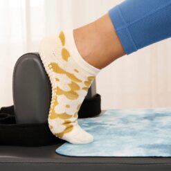 Classic Low Rise Grip Socks - Retro Daisy Sand