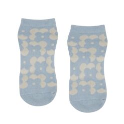Chaussettes antidérapantes Retro Daisy Blue Low Rise