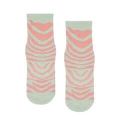 Chaussettes antidérapantes Crew Pastel Zebra