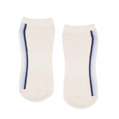 Chaussettes antidérapantes Low Rise Stellar Stripes Milk