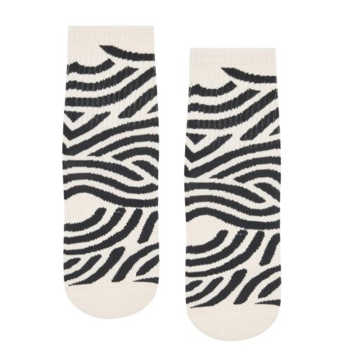 Chaussettes antidérapantes Crew Monochrome Swirl