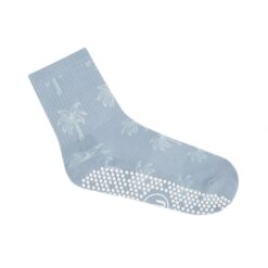 Crew Blue Palms Pilates socks