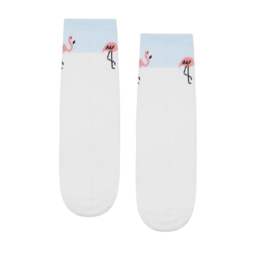 Deco Flamingo Crew Non Slip Grip Socks