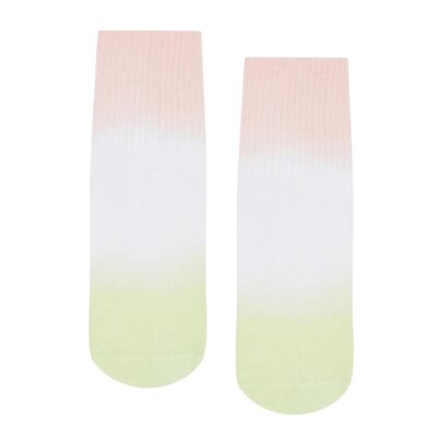 Non Slip Grip Socks - Apple Ombre